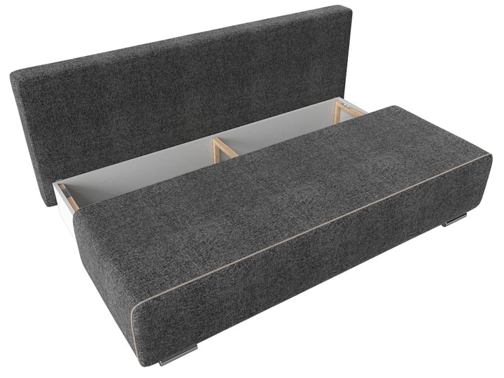 Прямой диван Уно, Серый/Бежевый (рогожка) в Южно-Сахалинске - изображение 5