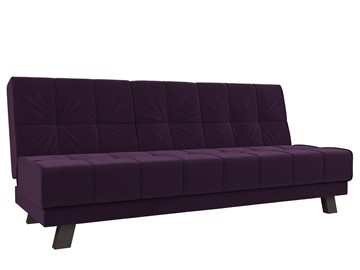 Прямой диван Винсент, Фиолетовый (велюр) в Южно-Сахалинске - предосмотр