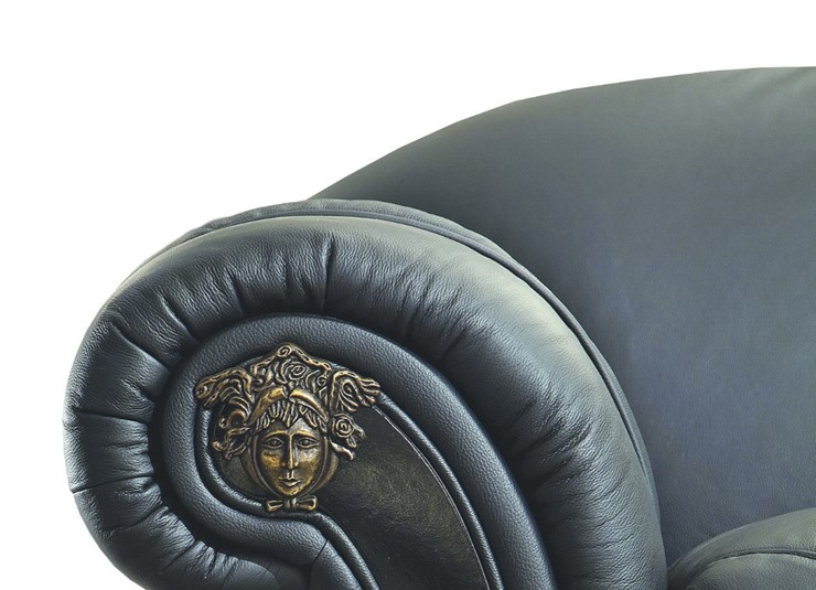 Диван Versace (2-х местный) черный в Южно-Сахалинске - изображение 8
