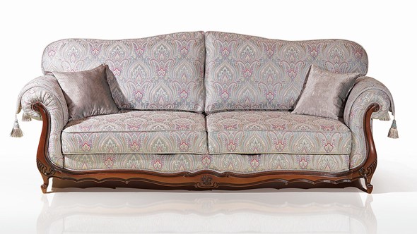 Прямой диван Лондон (4) четырехместный, механизм "Пума" в Южно-Сахалинске - изображение
