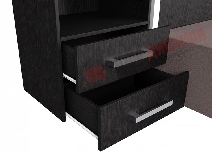 Диван Кровать-трансформер Smart (ШЛ+КД 1400+ШП+Пуф), 2 шкафа, без подлокотников в Южно-Сахалинске - изображение 3