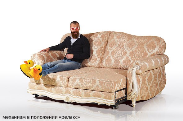 Прямой диван Лондон трехместный, механизм "Выкатной 160" в Южно-Сахалинске - изображение 8