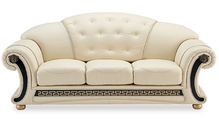 Раскладной диван Versace (3-х местный) white в Южно-Сахалинске - изображение 1