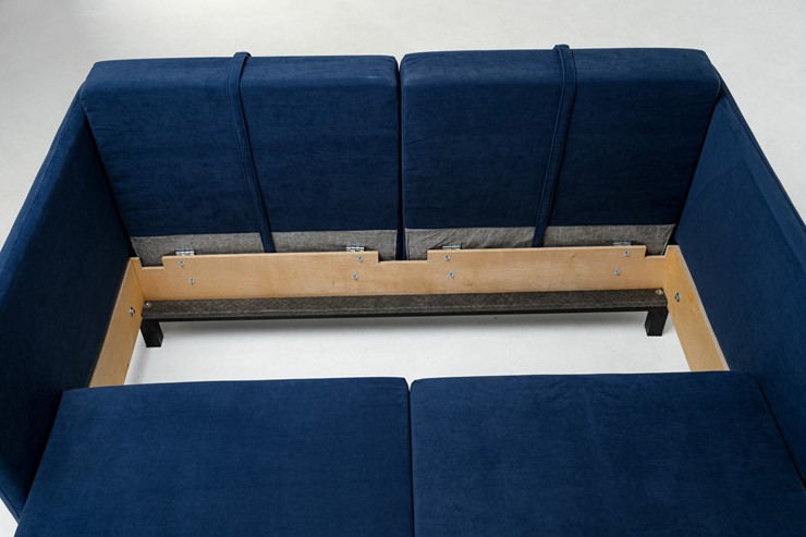 Раскладной диван Бэст синий в Южно-Сахалинске - изображение 14