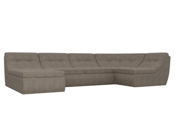 Модульный раскладной диван Холидей, Корфу 03 (рогожка) в Южно-Сахалинске - предосмотр