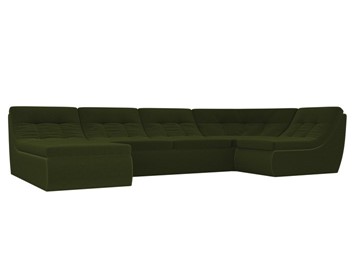 Модульный раскладной диван Холидей, Зеленый (микровельвет) в Южно-Сахалинске - предосмотр