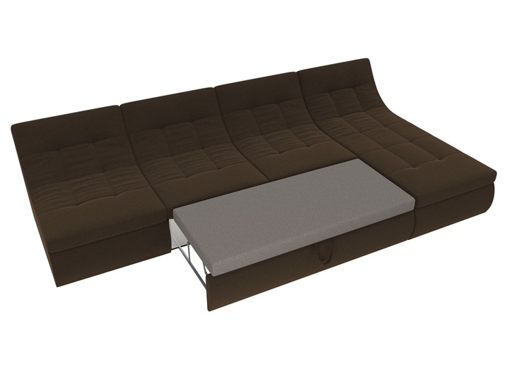 Модульный угловой диван Холидей, Коричневый (микровельвет) в Южно-Сахалинске - изображение 6