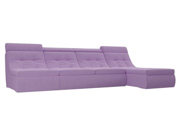Модульный раскладной диван Холидей люкс, Сиреневый (микровельвет) в Южно-Сахалинске - предосмотр