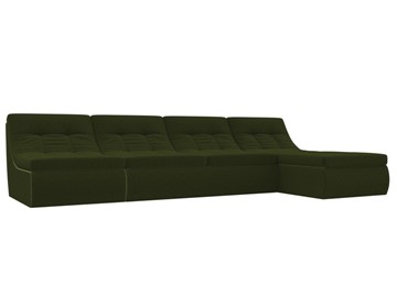 Модульный угловой диван Холидей, Зеленый (микровельвет) в Южно-Сахалинске