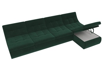 Модульный угловой диван Холидей, Зеленый (велюр) в Южно-Сахалинске - предосмотр 6