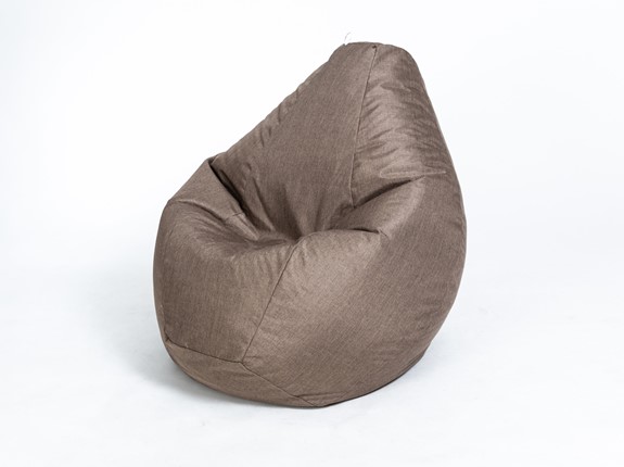 Кресло-мешок Хоум среднее, коричневое в Южно-Сахалинске - изображение