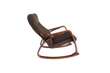 Кресло-качалка Женева, ткань шоколад в Южно-Сахалинске - предосмотр 1