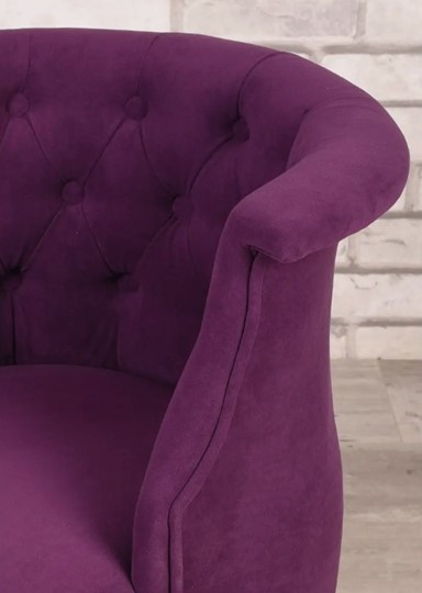 Кресло Бархат (фиолетовый/белый) в Южно-Сахалинске - изображение 3