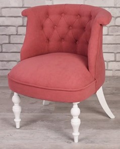 Кресло Бархат (ярко-розовый/белый) в Южно-Сахалинске - предосмотр