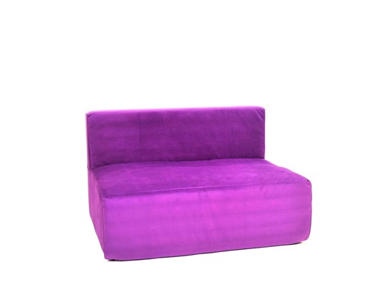 Кресло бескаркасное Тетрис 100х80х60, фиолетовое в Южно-Сахалинске - изображение