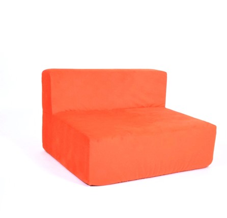 Кресло бескаркасное Тетрис 100х80х60, оранжевое в Южно-Сахалинске - изображение