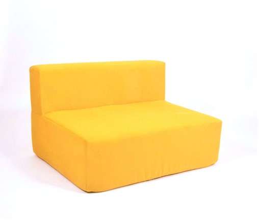 Кресло бескаркасное Тетрис 100х80х60, желтое в Южно-Сахалинске - изображение