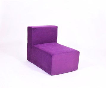 Кресло бескаркасное Тетрис 50х80х60, фиолетовое в Южно-Сахалинске