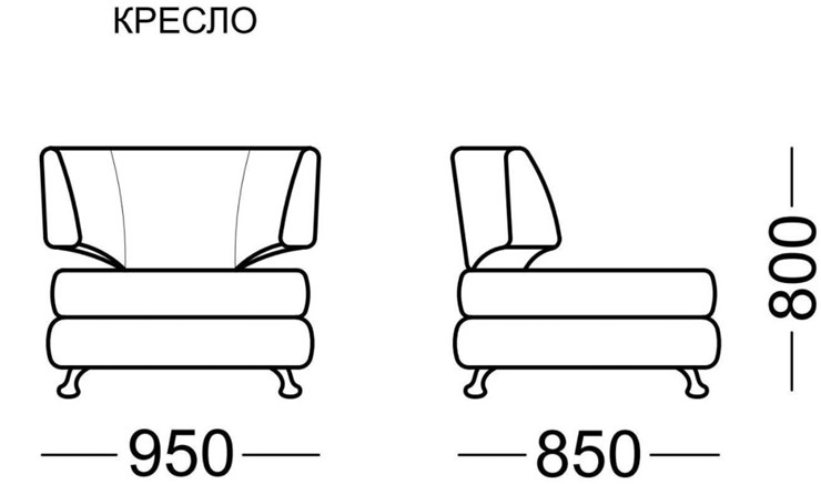 Кресло для отдыха Бруно Элита 50 Б в Южно-Сахалинске - изображение 3