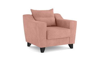Кресло для отдыха Элиот, велюр аватар розовый 305 в Южно-Сахалинске - предосмотр
