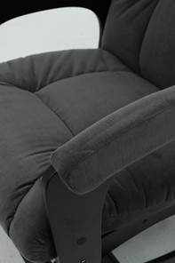 Кресло-качалка Леон маятниковая, ткань AMIGo графит 29-Т-ГР в Южно-Сахалинске - предосмотр 1