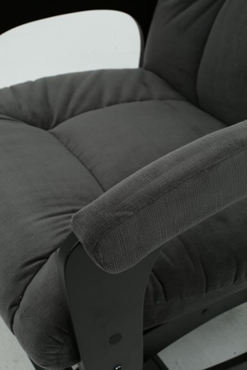 Кресло-качалка Леон маятниковая, ткань AMIGo графит 29-Т-ГР в Южно-Сахалинске - изображение 1