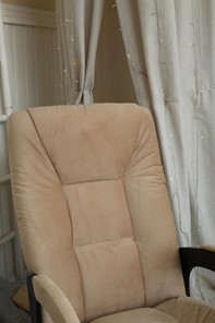 Кресло-качалка Леон маятниковая, ткань AMIGo песок 29-Т-П в Южно-Сахалинске - предосмотр 7