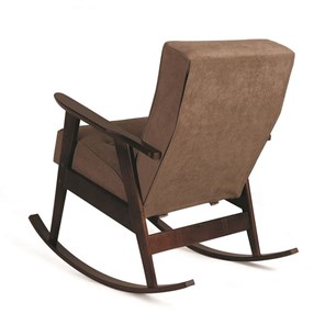 Кресло-качалка Ретро (темный тон / 05 - коричневый) в Южно-Сахалинске - предосмотр 1