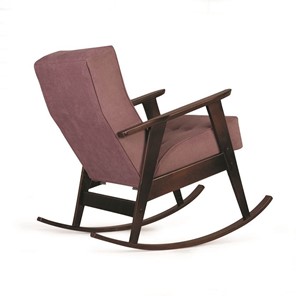 Кресло-качалка Ретро (темный тон / 08 - розовый) в Южно-Сахалинске - предосмотр 1