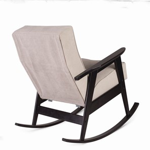 Кресло-качалка Ретро (венге / 02 - светло-серый) в Южно-Сахалинске - предосмотр 2