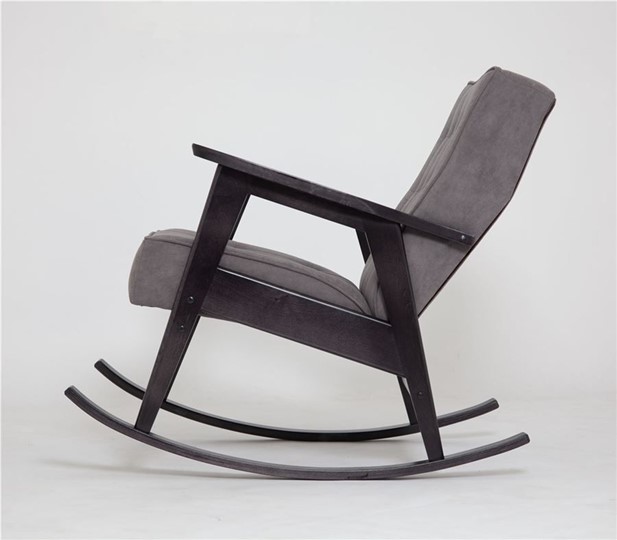 Кресло-качалка Ретро (венге / RS 15 - темно-серый) в Южно-Сахалинске - изображение 2