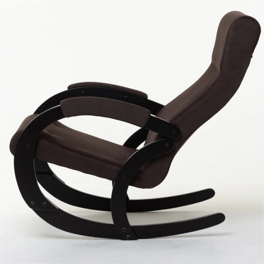Кресло-качалка Корсика, ткань Amigo Coffee 34-Т-AC в Южно-Сахалинске - изображение 1