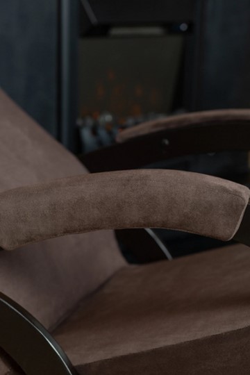 Кресло-качалка Корсика, ткань Amigo Coffee 34-Т-AC в Южно-Сахалинске - изображение 8