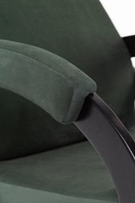 Кресло-качалка в гостиную Корсика, ткань Amigo Green 34-Т-AG в Южно-Сахалинске - предосмотр 4