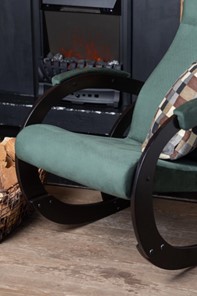 Кресло-качалка в гостиную Корсика, ткань Amigo Green 34-Т-AG в Южно-Сахалинске - предосмотр 6