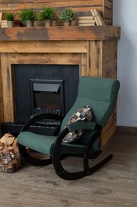 Кресло-качалка в гостиную Корсика, ткань Amigo Green 34-Т-AG в Южно-Сахалинске - предосмотр 7