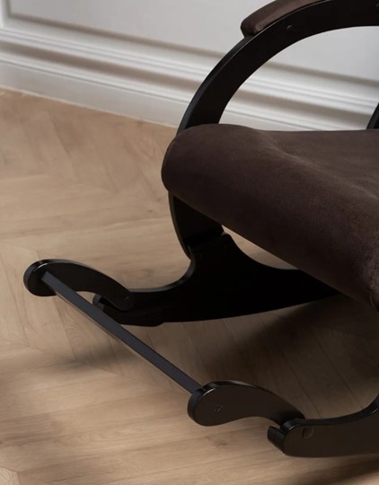 Кресло-качалка в гостиную Марсель, ткань Amigo Coffee 33-Т-AC в Южно-Сахалинске - изображение 3