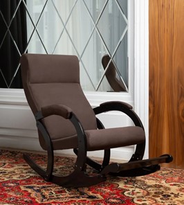Кресло-качалка в гостиную Марсель, ткань Amigo Coffee 33-Т-AC в Южно-Сахалинске - предосмотр 5