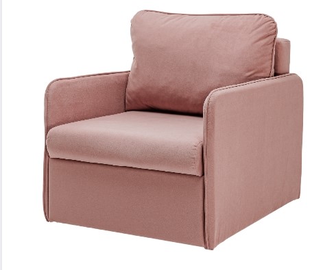 Раскладное кресло Амира розовый в Южно-Сахалинске - изображение 1