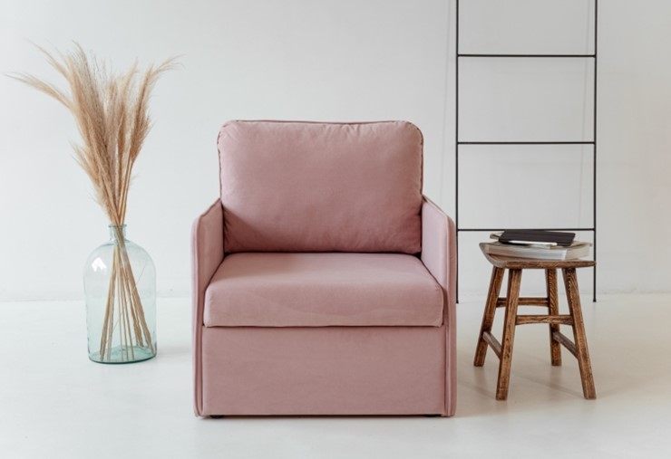 Раскладное кресло Амира розовый в Южно-Сахалинске - изображение 18