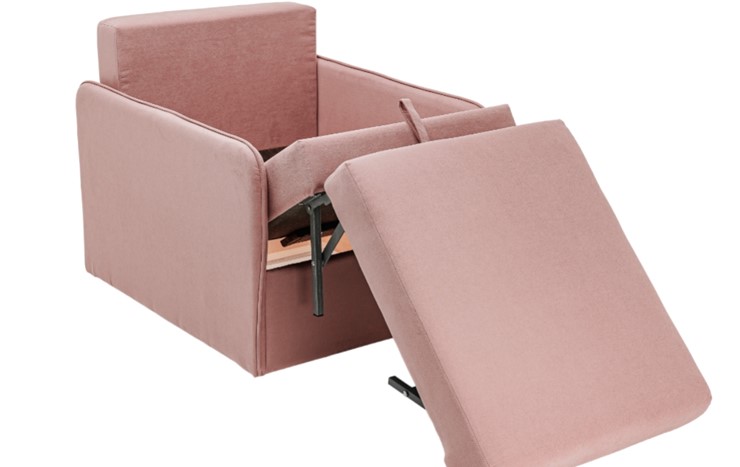 Раскладное кресло Амира розовый в Южно-Сахалинске - изображение 8