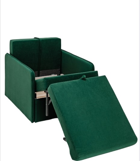 Кресло-кровать Амира зеленый в Южно-Сахалинске - изображение 8