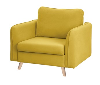 Кресло-кровать Бертон желтый в Южно-Сахалинске - предосмотр