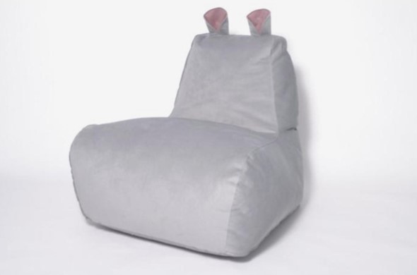 Кресло-мешок Бегемот серый в Южно-Сахалинске - изображение