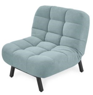 Кресло для сна Абри опора металл (мята-голубой) в Южно-Сахалинске - изображение