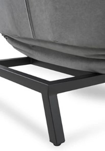 Мягкое кресло Абри опора металл (серый) в Южно-Сахалинске - предосмотр 12