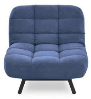 Раскладное кресло Абри опора металл (синий) в Южно-Сахалинске - изображение