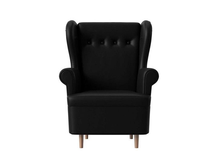 Кресло Торин, черный (Экокожа) в Южно-Сахалинске - изображение 1