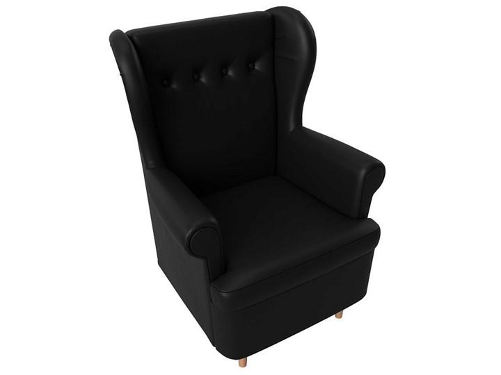 Кресло Торин, черный (Экокожа) в Южно-Сахалинске - изображение 4