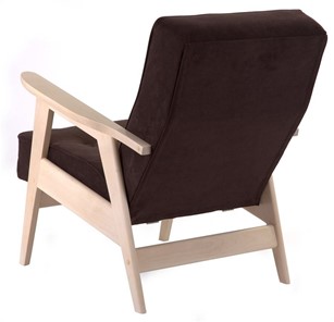 Кресло Ретро (беленый дуб / RS 32 - коричневый) в Южно-Сахалинске - предосмотр 2